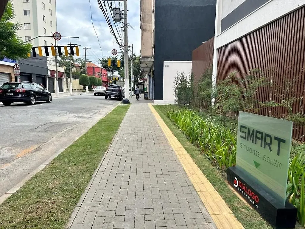 Novo E Fino Studio No Metro Belem - Com Ar Sao Paulo Apartment